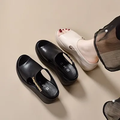 New Summer Style Women's Shoes Thick-Soled Wedge Heel Sandals - L-01_img_4