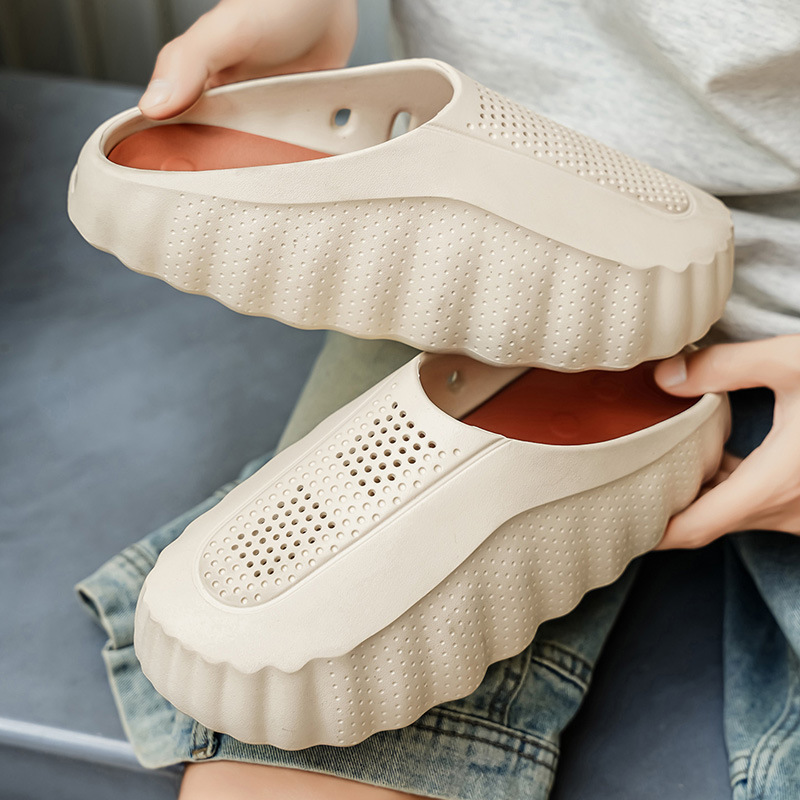 Trendy Slippers Massage Thick Sole Anti-Slip Casual Slides - S-60