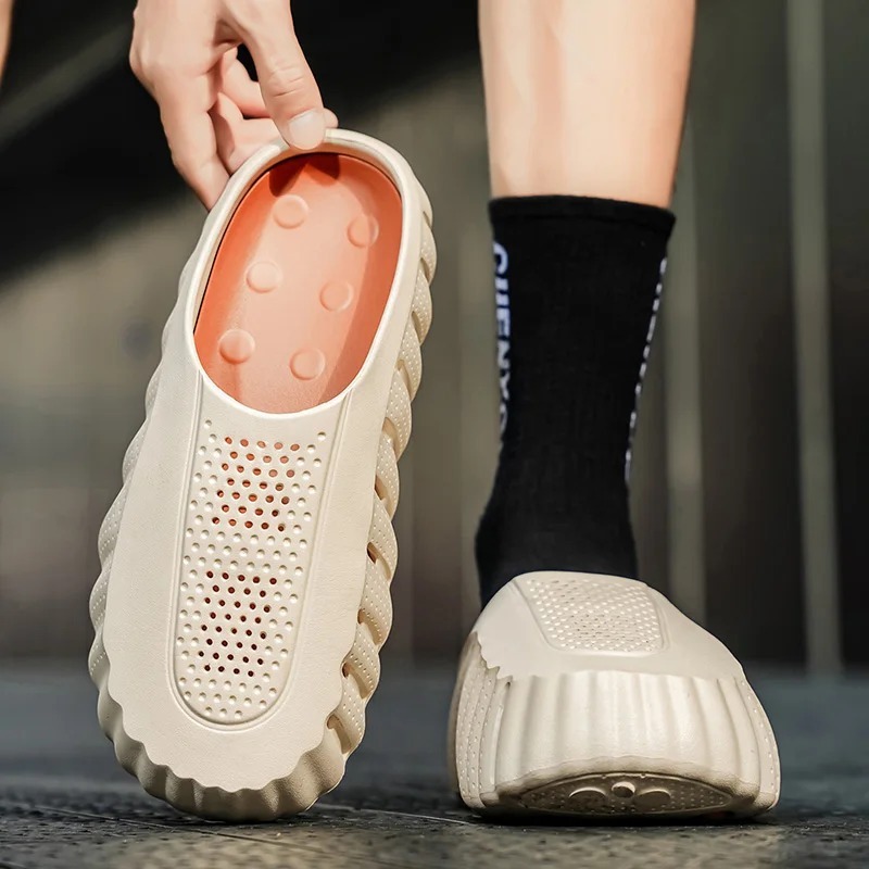 Trendy Slippers Massage Thick Sole Anti-Slip Casual Slides - S-60_img_1