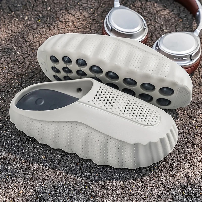 New Summer Slippers Massage Thick Sole Anti-Slip Casual Slides - S-60