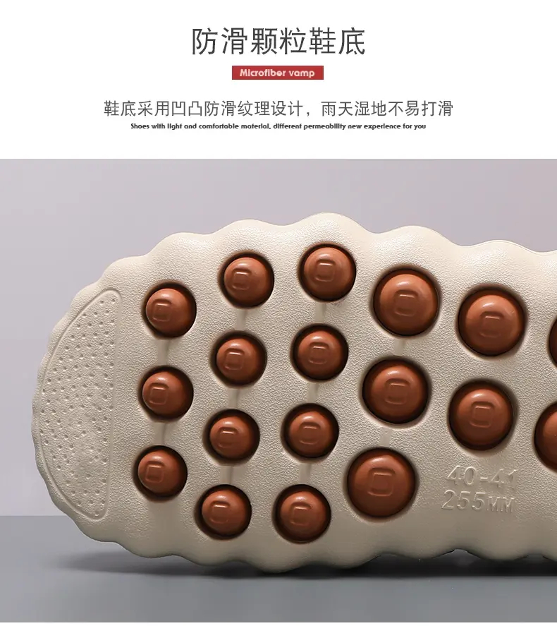 Trendy Slippers Massage Thick Sole Anti-Slip Casual Slides - S-60_img_5