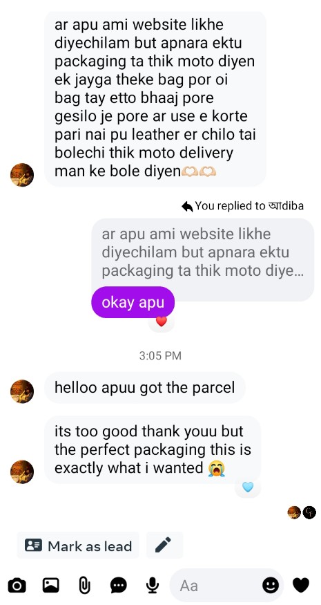 Customer review