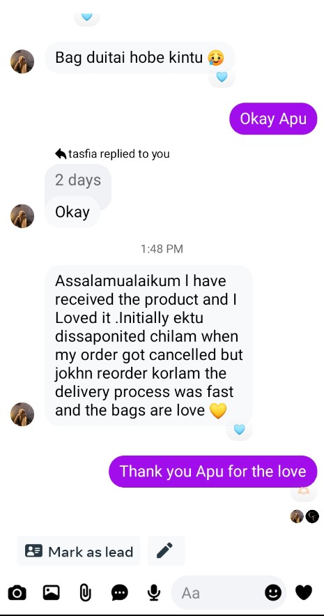 Customer review