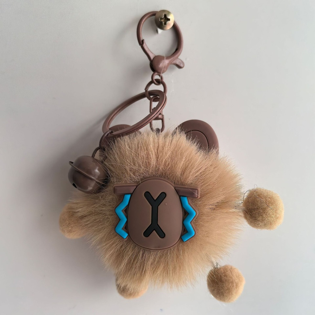 Kawaii Hairball Plush Keychains_img_0
