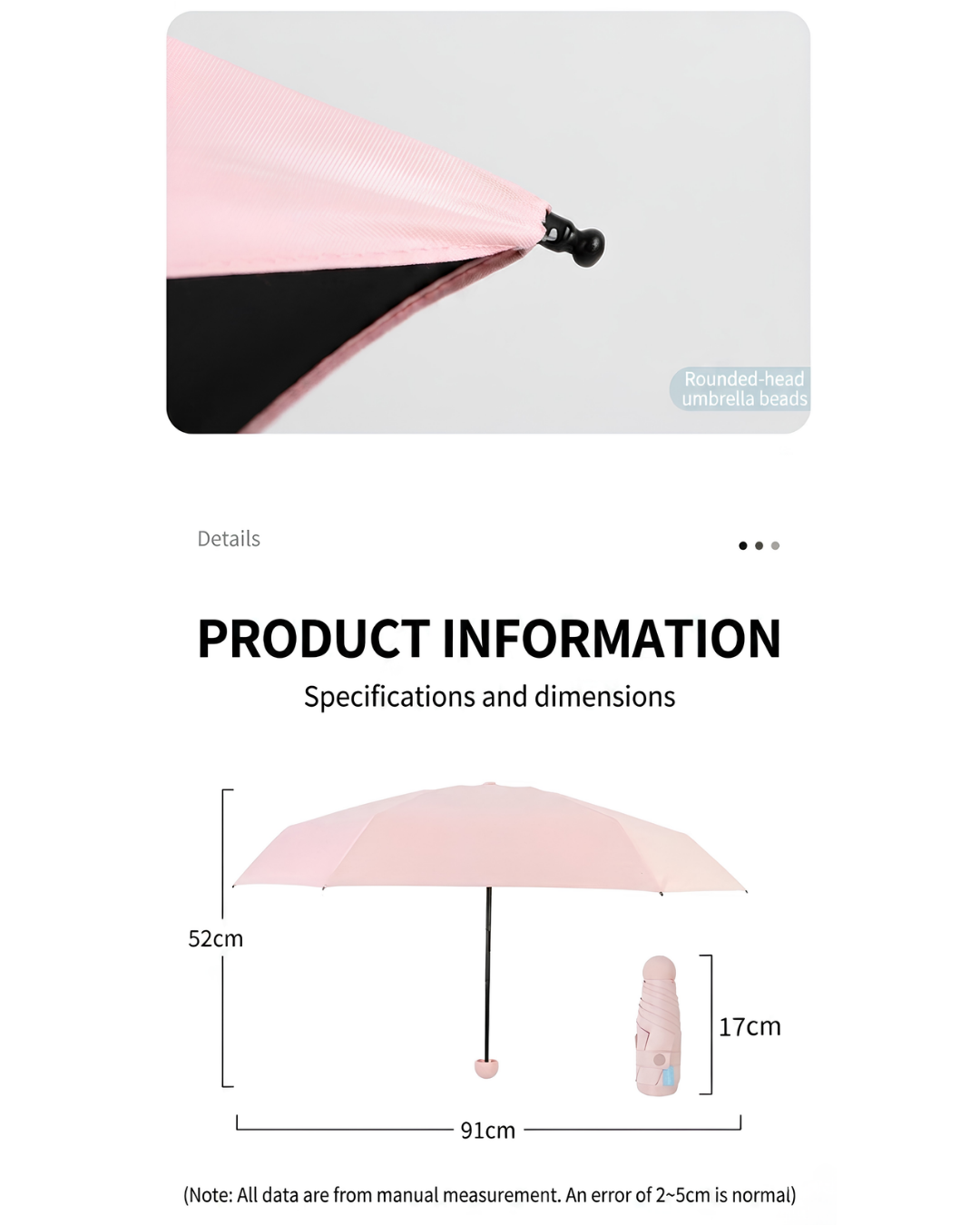 Mini Capsule Umbrella (Phone-Sized) – Ultra-Lightweight, Pocket-Sized Travel Parasol_img_6