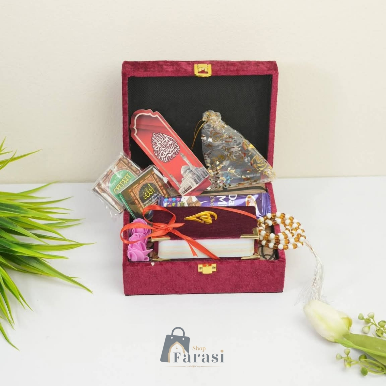 Luxury Mini Quran Package - Meroon/Red ♥️