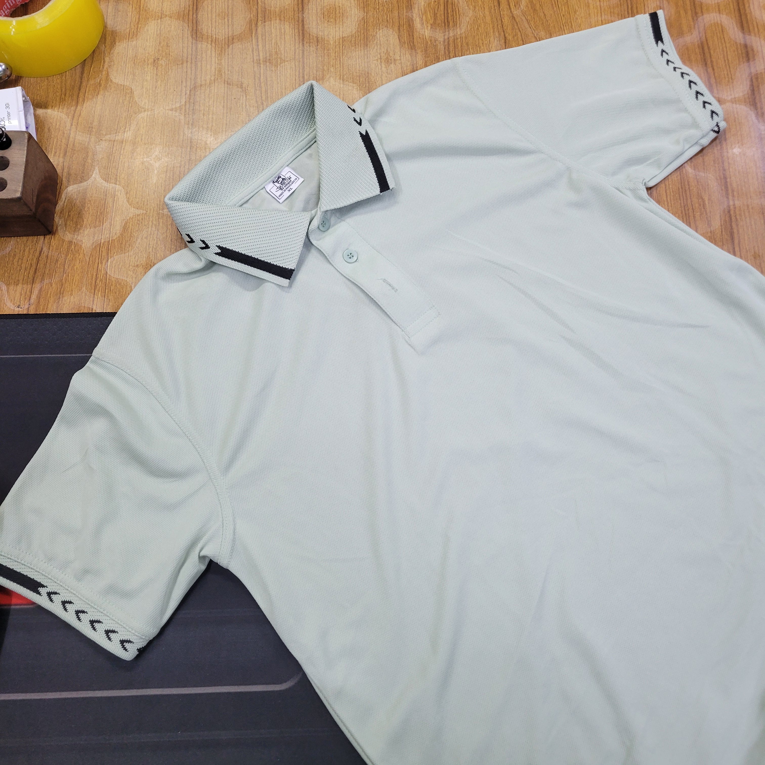 Mint Premium Mesh Polo - Image 1