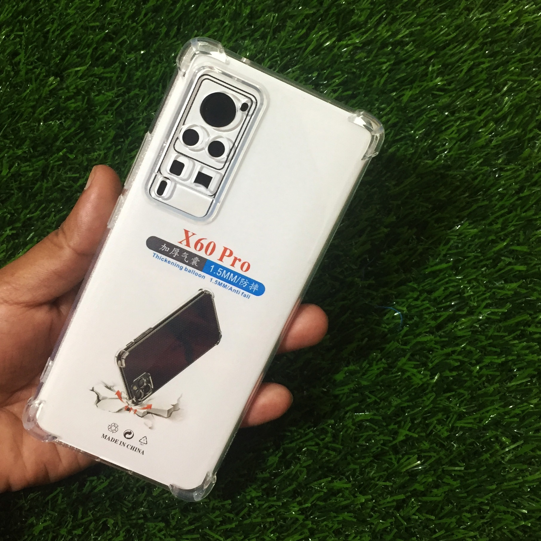 Vivo X60 Pro Soft Silicone Transparent Back Cover._img_1