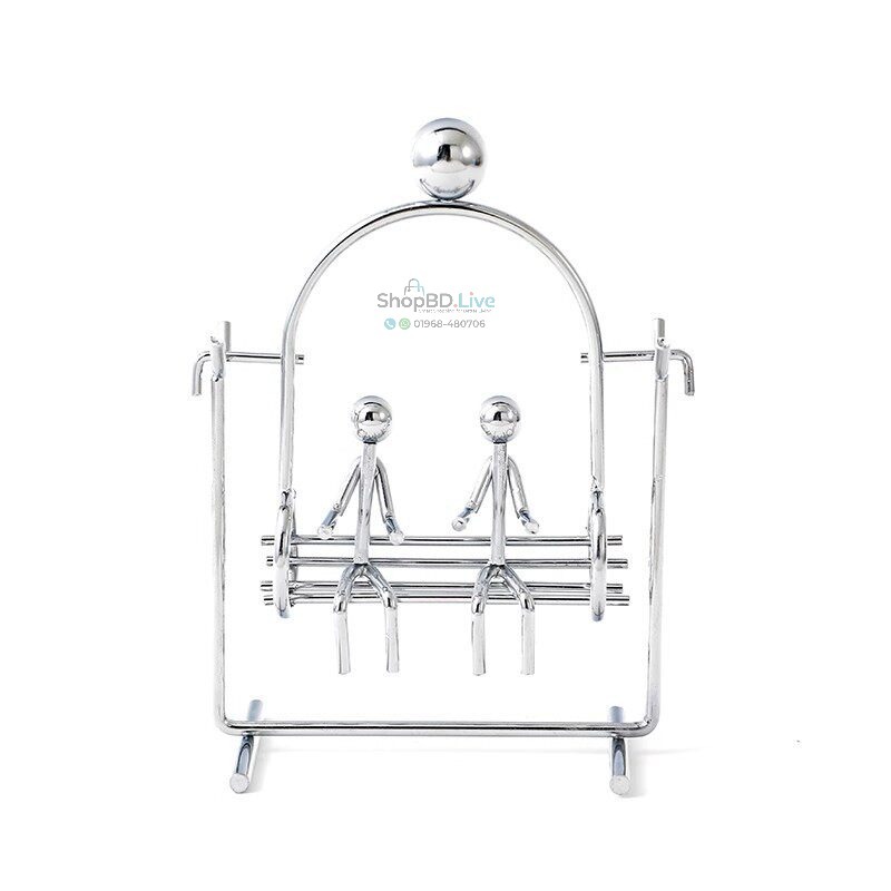 Double Swing Iron Man Balancing ornaments fun decompression Toys Festival gifts MagicTech Steel Tumbler Kinetic Art Decompressive Science Psychology Home Office Desk Decor_img_0