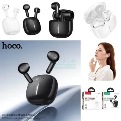 Hoco EQ33 Gem True Wireless Bluetooth Earphone (Black)_img_0