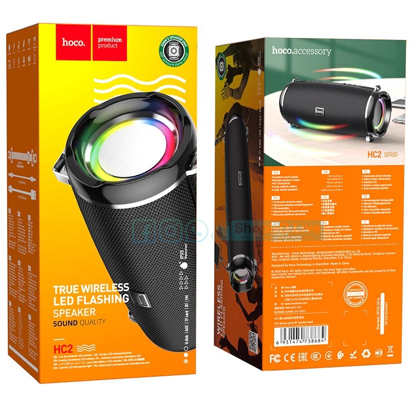 Hoco HC2 True Wireless Waterproof Bluetooth Speaker – 2400mAh Battery | Price in BD_img_1