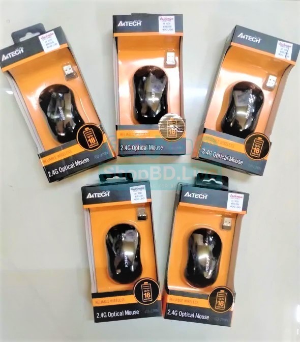 A4Tech G3-270N Wireless Optical Mouse 1000 DPI 2.4GHz USB Mouse | Price in BD_img_2