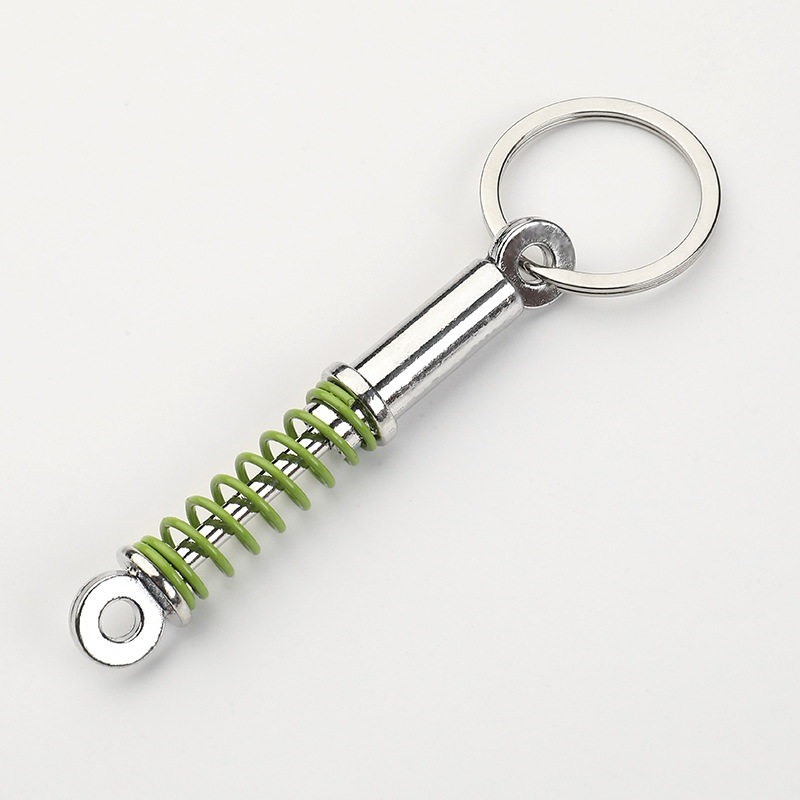 Shock Absorber Keychain Car Modified Advertising Keychain Shock Absorber Red Black shock absorption Functional Metal Key Ring | Unique Gift for Car Bike Lovers_img_3