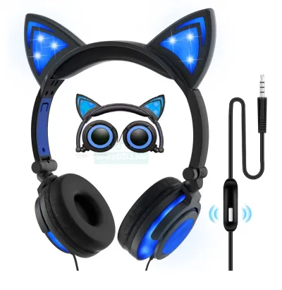 HYPE LED Cat Ears Stereo Headphones with Mic for Kids & Adults | Price in BD_img_1