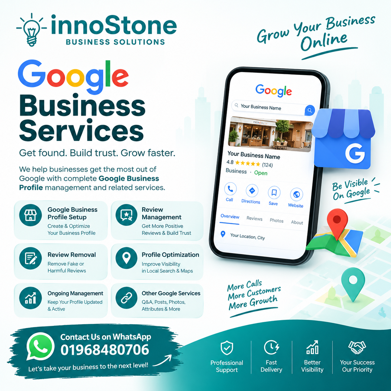 Google Business Profile services - Setup Optimization Review Management Removal SEO
