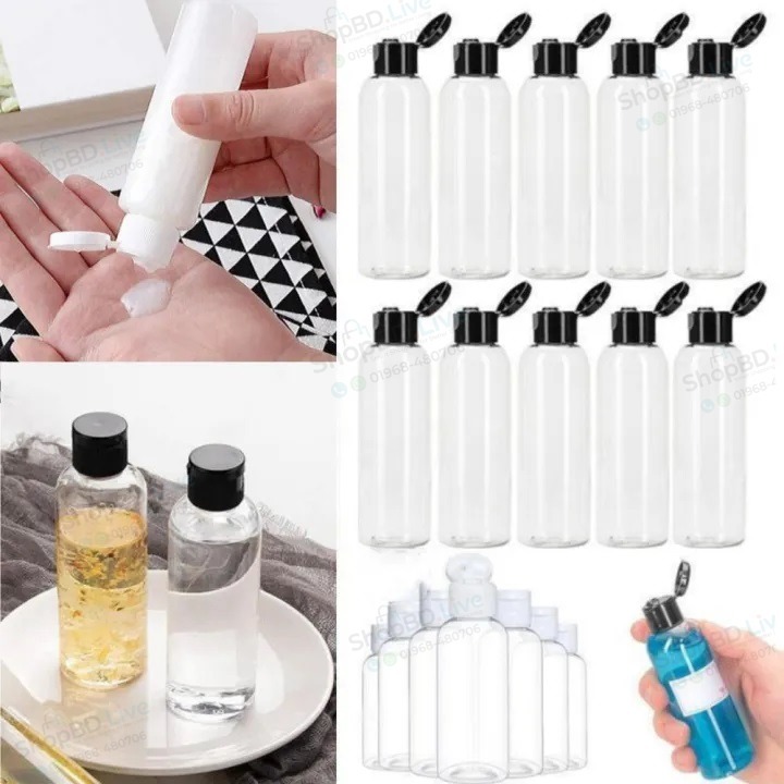 100ml Plastic Bottle Transparent Oil bottle - 1pcs