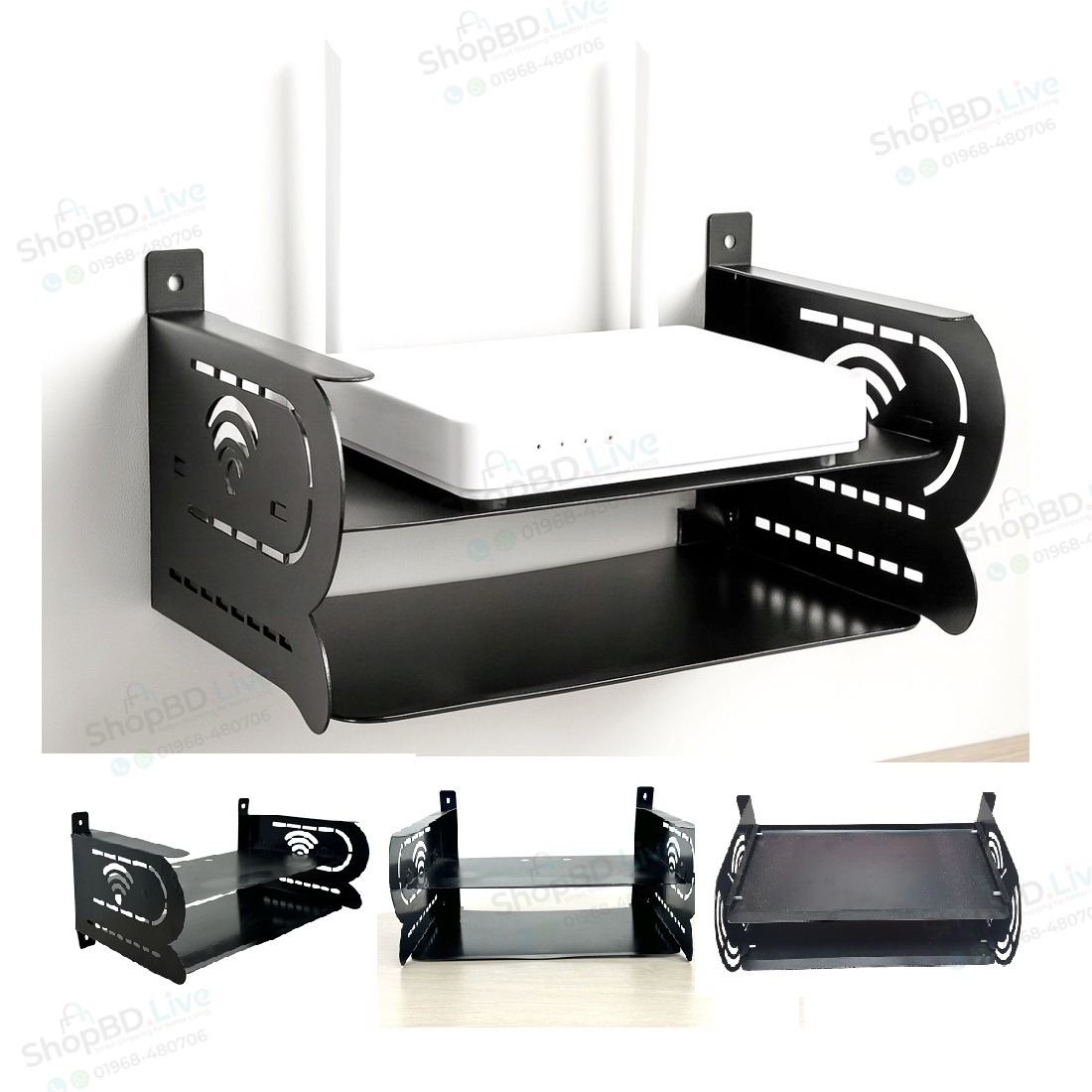 Wifi Router Stand (100% Metal) Laser Cutting Router Stand