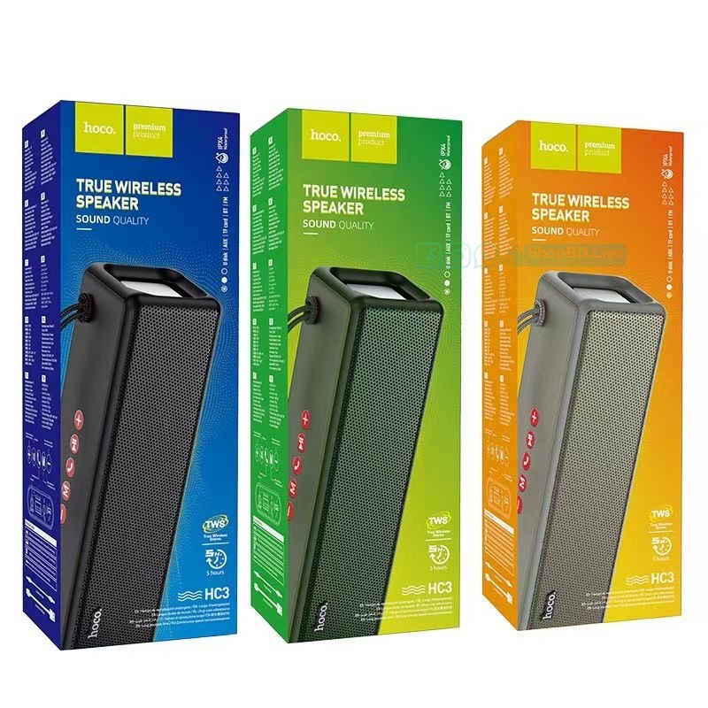 Hoco HC3 Bounce Wireless Speaker – Dual 52mm Drivers, 2400mAh Battery, Bluetooth | Price in BD_img_4