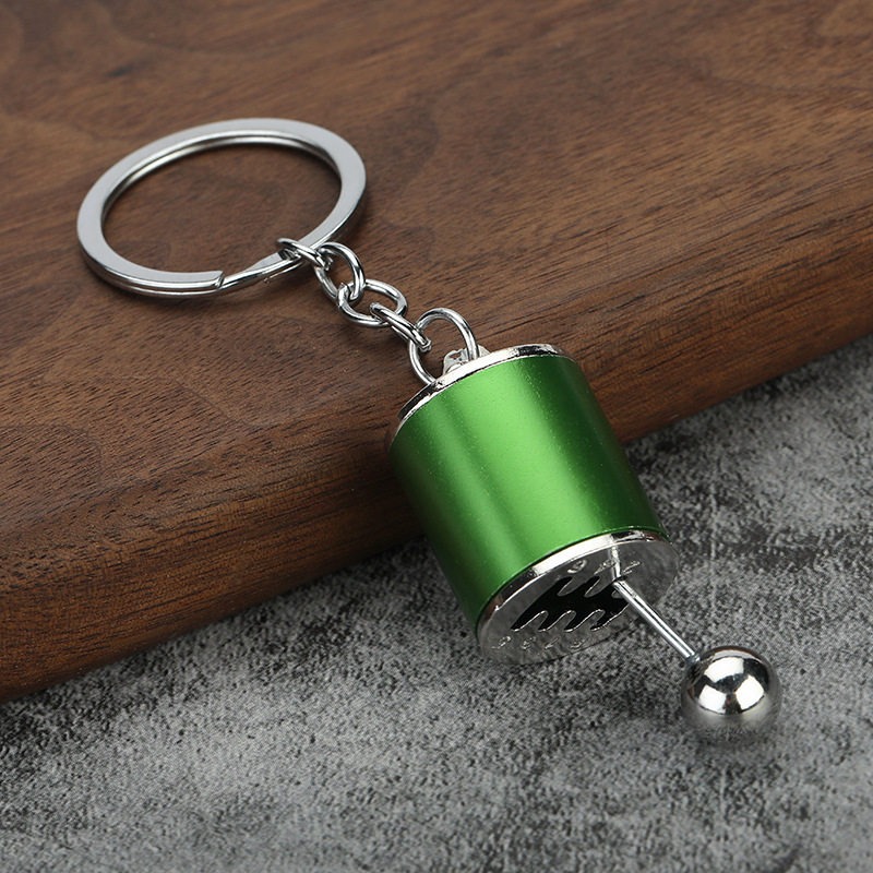 Creative Gear Keychain Car Manual Model Small Gift Gear Decompression Toy Manufacturer Functional Metal Key Ring Unique Gift for Car Bike Lovers Black Red Blue Silver Gold Pink Light pink Green Light blue_img_7