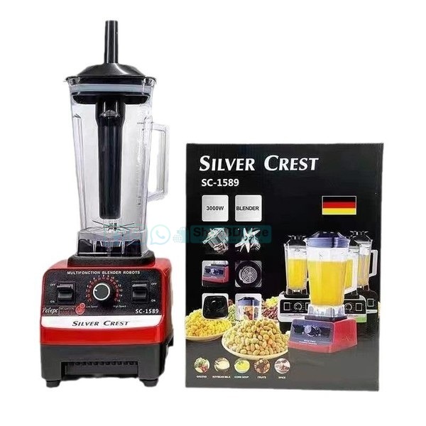 Silver Crest Multi Functional 2 in 1 Blender 2 Liter - SC 1589 Breaking Machine Ice Fruit Juice Mixer 5500w 7625 motor_img_0