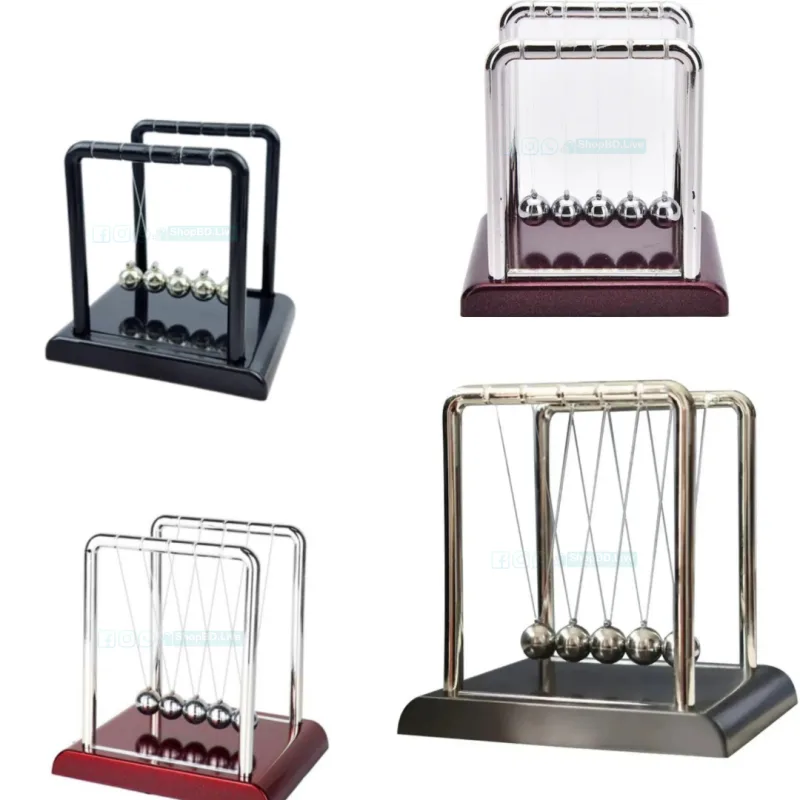 Newton's Cradle Billiard Balance Ball Bumper Ball Wholesale Metal Crafts Gifts Creative Decorative Ornaments Home Plastic Newton's Cradle