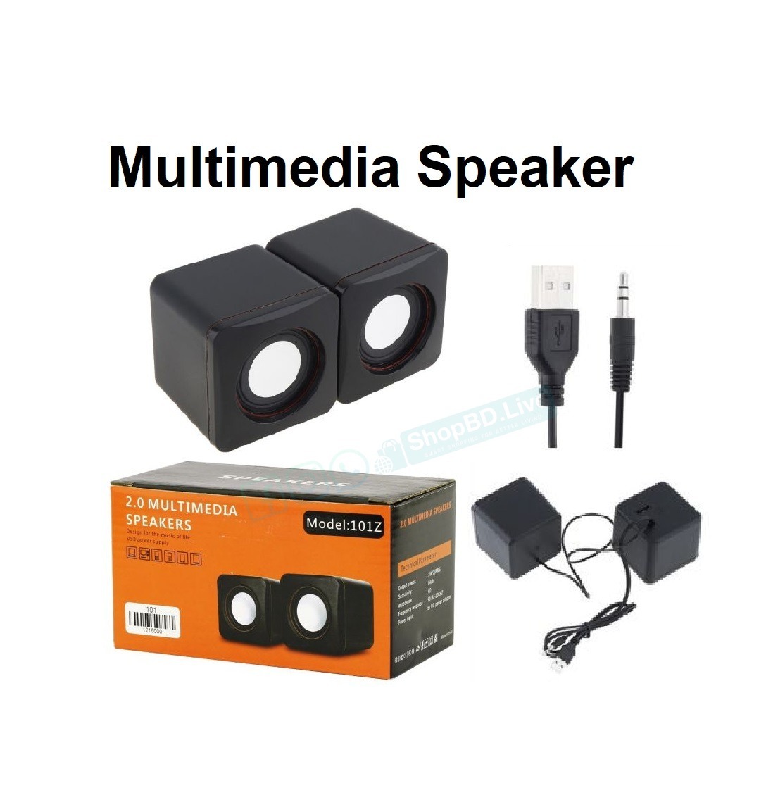 Multimedia Mini Speaker Small Speaker Home Desktop Notebook Mini Multimedia USB Wired Audio Laptop 2.0 Wholesale_img_0