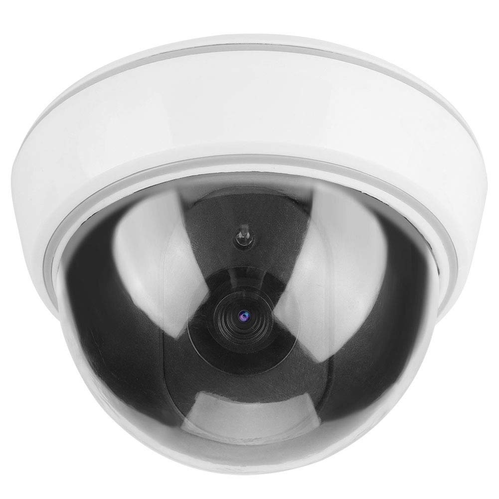 Dummy Fake CCTV Dome Camera with LED Sensor Light Best Home Security Source Factory Artificial Camera Artificial Monitoring Fake Hemispheric Large with Light Fake Monitoring Fake Camera_img_2