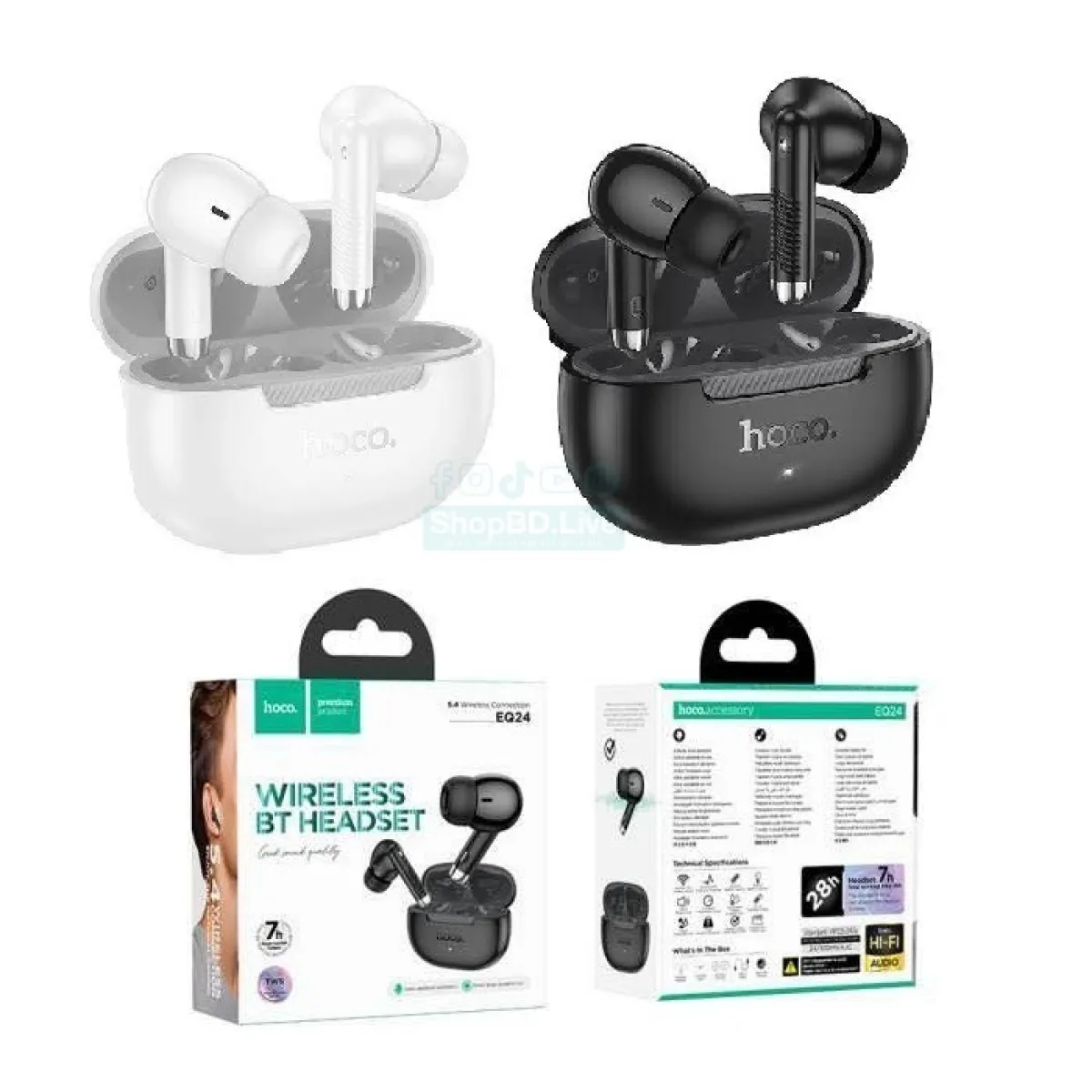 Hoco EQ24 Estrella Wireless BT Earbuds
