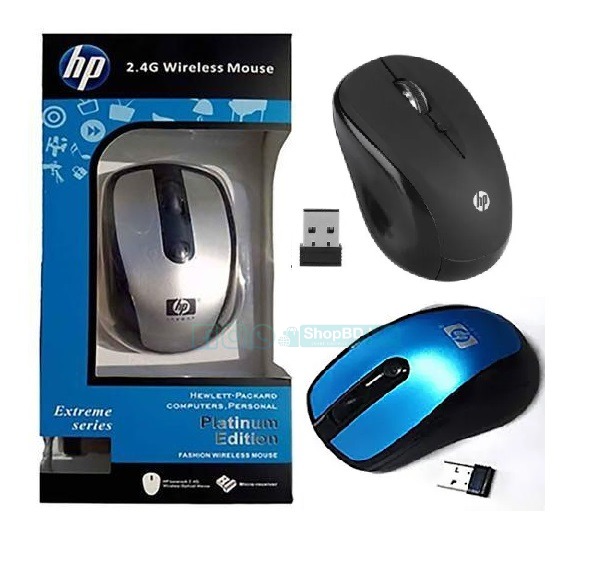 HP 2.4G Wireless Mouse Optical for PC Computer Laptop Platinum Edition_img_0