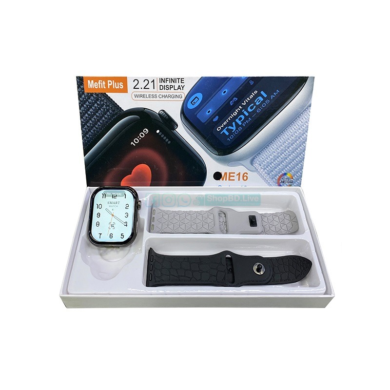 Mefit Plus ME16 Series 10 BT Calling Smart Watch with 2 Straps_img_0