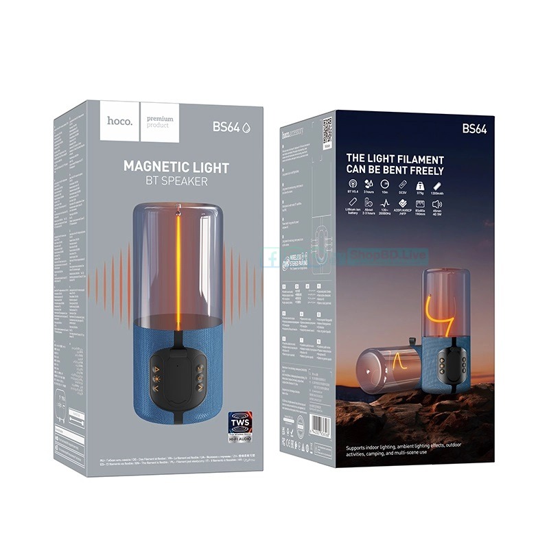 Hoco BS64 Rocker Bluetooth 5.4 Portable Speaker 1200mAh | Price in BD_img_5