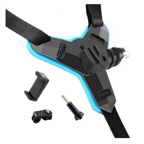 Motorcycle Helmet Chin Mobile Mount Phone Holder Moto Dji Gopro Mountain Dog Action Camera Stand - Versatile Camera for Riders_img_1