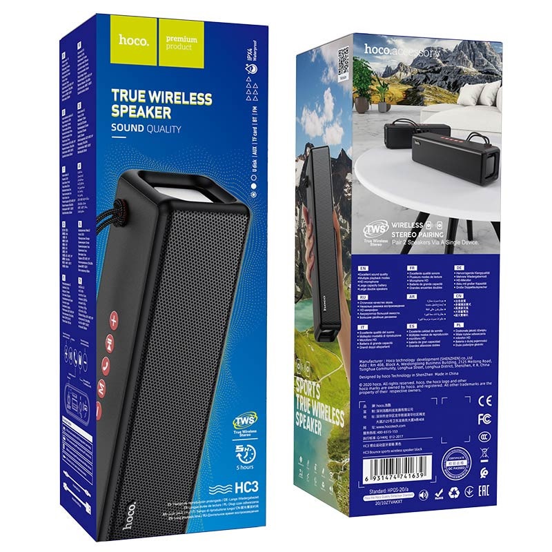 Hoco HC3 Bounce Wireless Speaker – Dual 52mm Drivers, 2400mAh Battery, Bluetooth | Price in BD_img_5