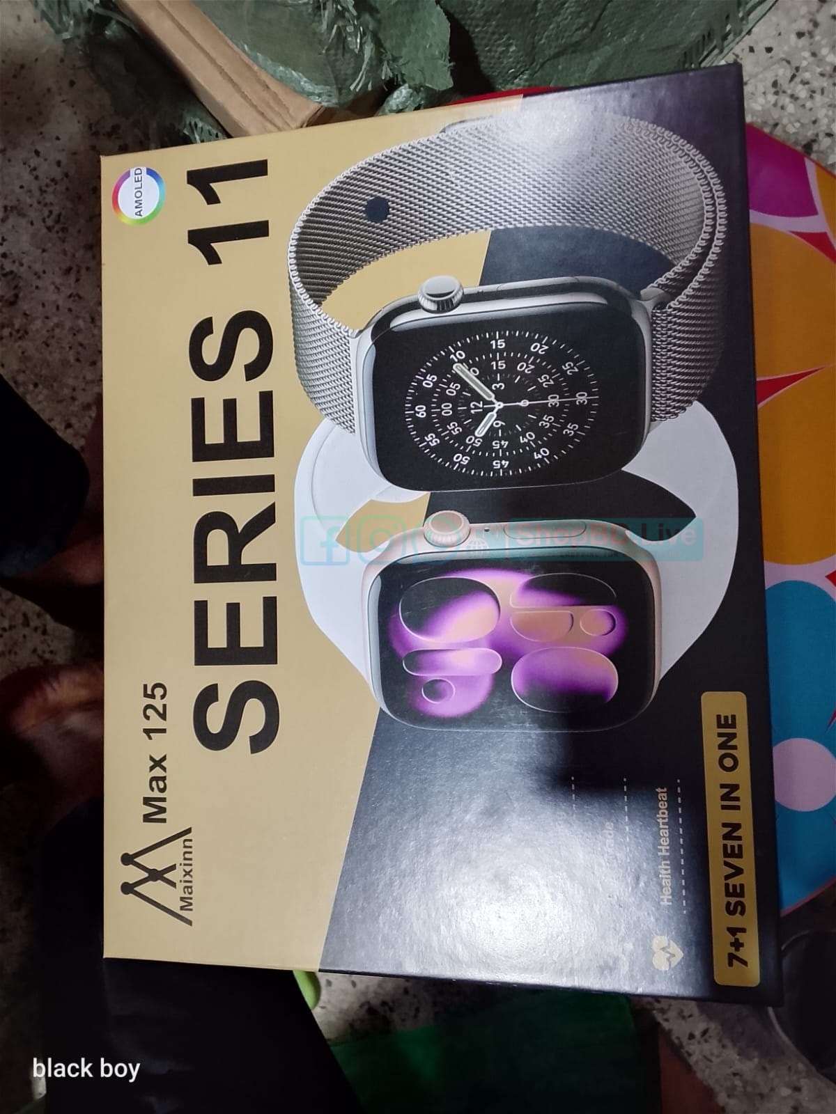 Max125 Series 11 7-in-1 Smart Watch with Bluetooth Calling & 7 Straps for Men | Price in BD_img_2