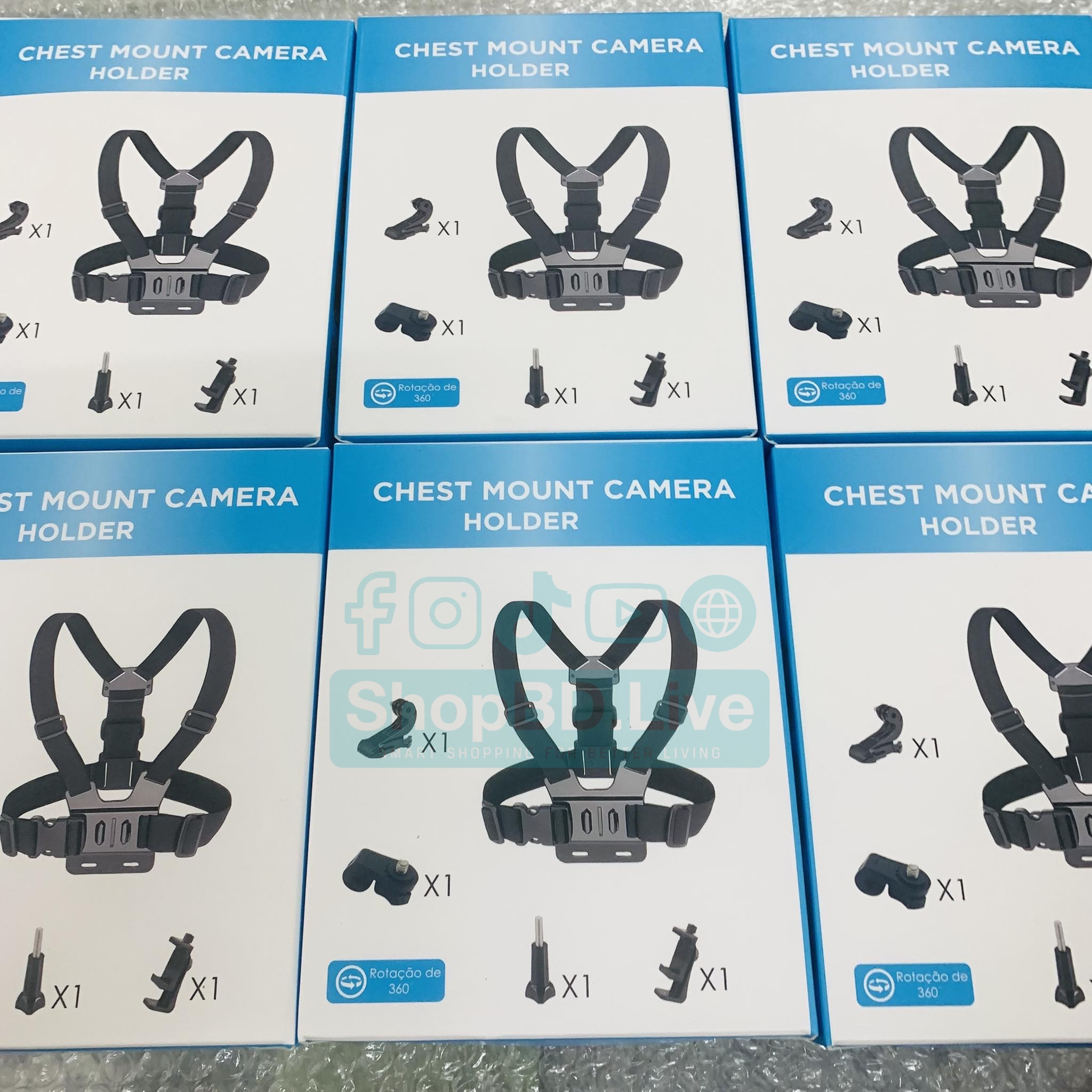 Action Camera Chest Mount with Phone Holder for Smartphone and Action Camera - Effortlessly Capture Your Vlogs and Adventures, Chest Mount With Mobile Mount Holder_img_1