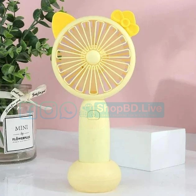 Diandi Mini Portable Fan SQ-2165 with Light USB Rechargeable | Price in BD_img_3