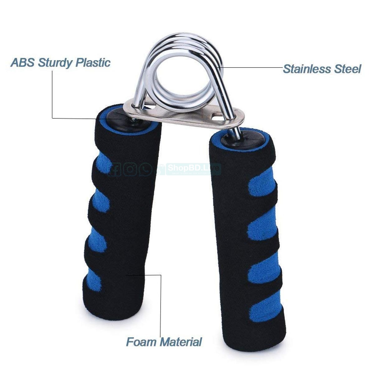 2pcs Hot Sellers Hand Gripper Arm Wrist Exerciser Fitness Grip Forearm Heavy Strength Trainer_img_2