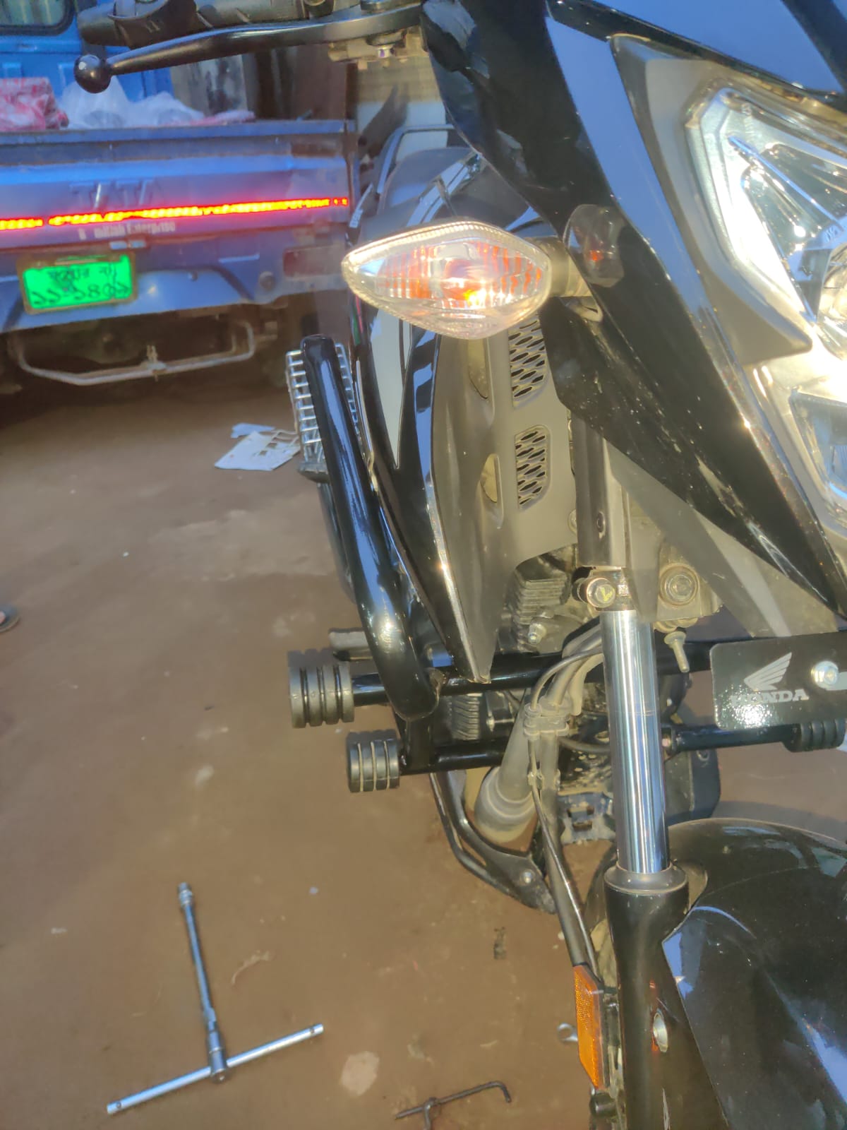Premium Heavy Stylish Bumper For Honda SP-160_img_15