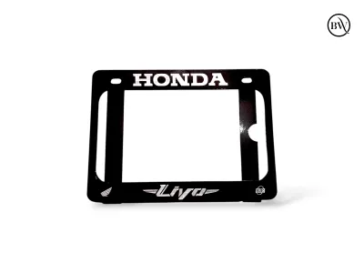 Premium Rear Name Plate Frame For Honda Livo_img_0