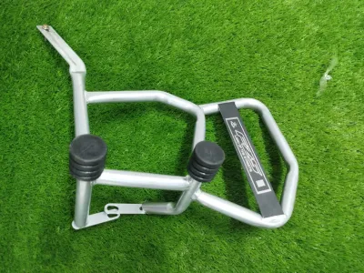 Premium Heavy Silver Stylish Bumper For Fzs All Model_img_3