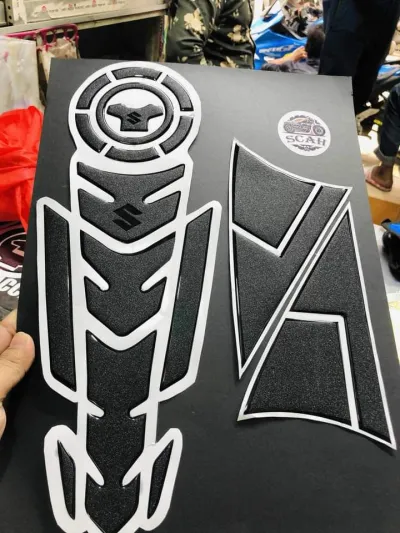 Premium Full Tanky Pad Set Sticker For Gixxer Monoton_img_0