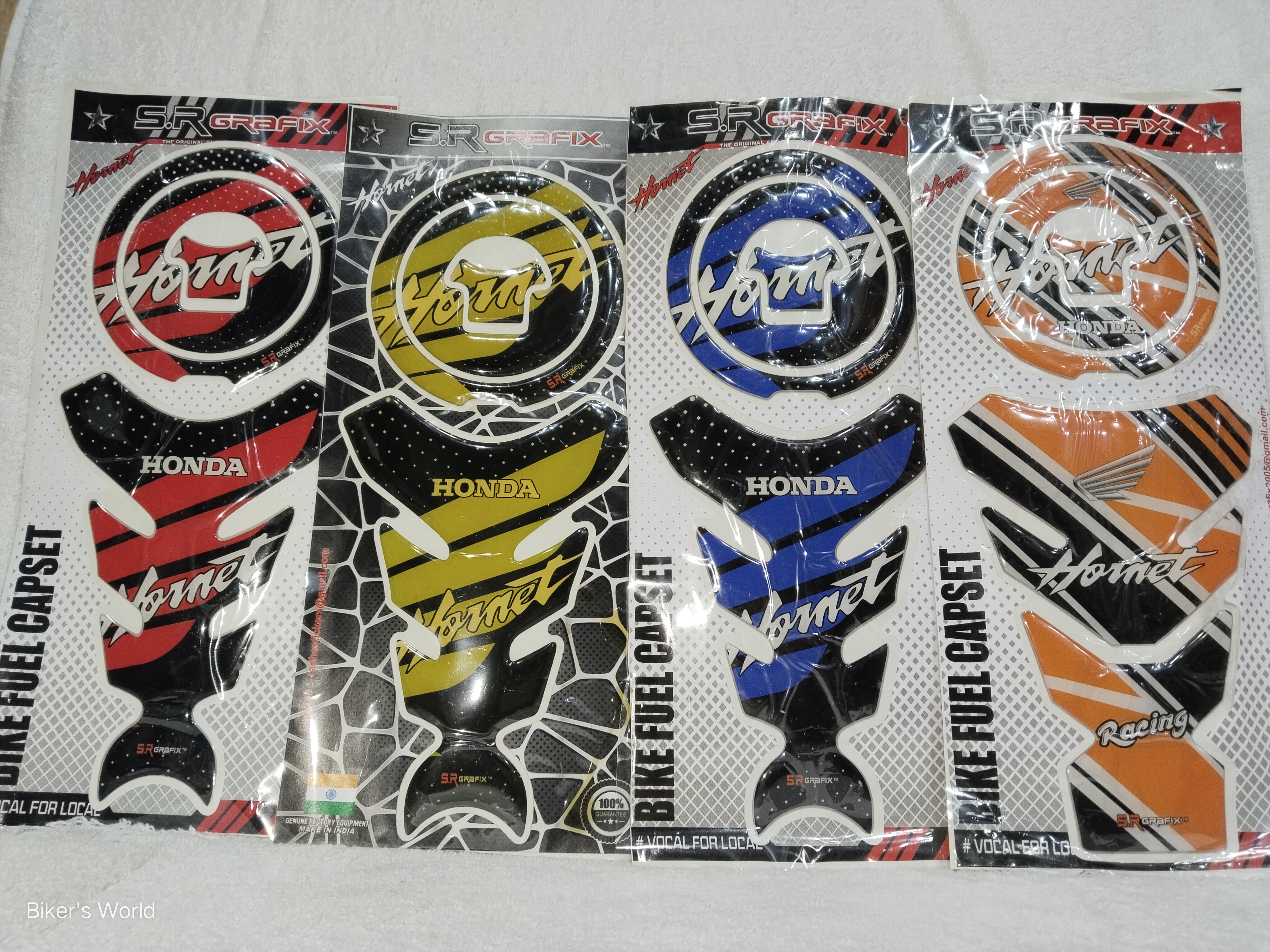 Premium Tanky Pad Sticker For Honda Hornet