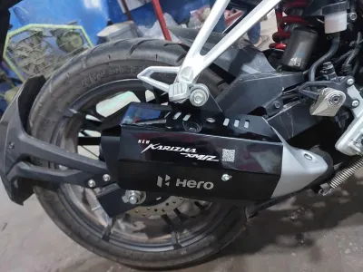 Premium Black Silencer Gourde For Karizma XMR 210_img_2