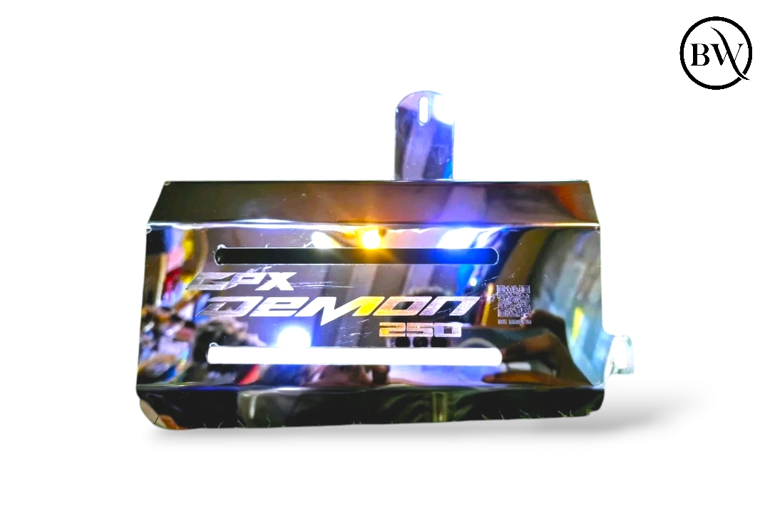 Premium SS Silencer Cover For GPX Demon 250GR_img_0
