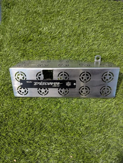 Premium SS Star Silencer Gourde For Discover 100 & 125 Old Model_img_1