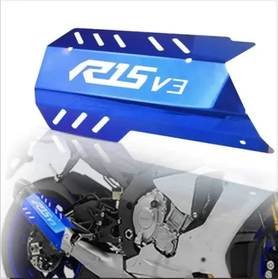 Premium CNC Silencer Cover (Blue) For R15 V3_img_0