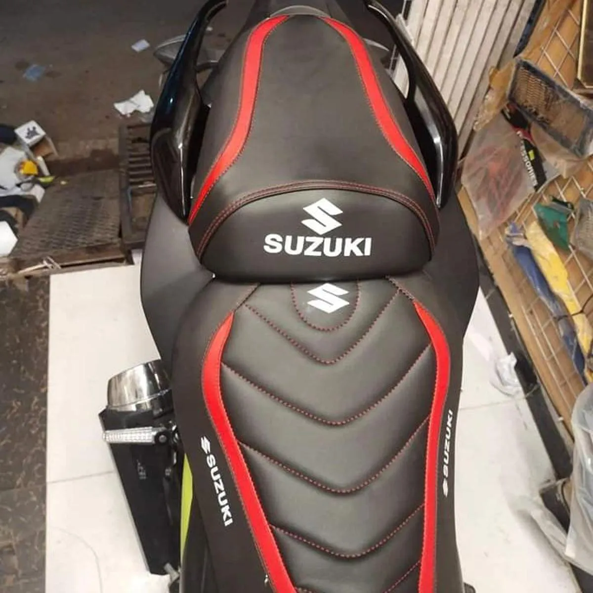 Premium Seat Cover For Suzuki Gixxer FI ABS & SF ABS