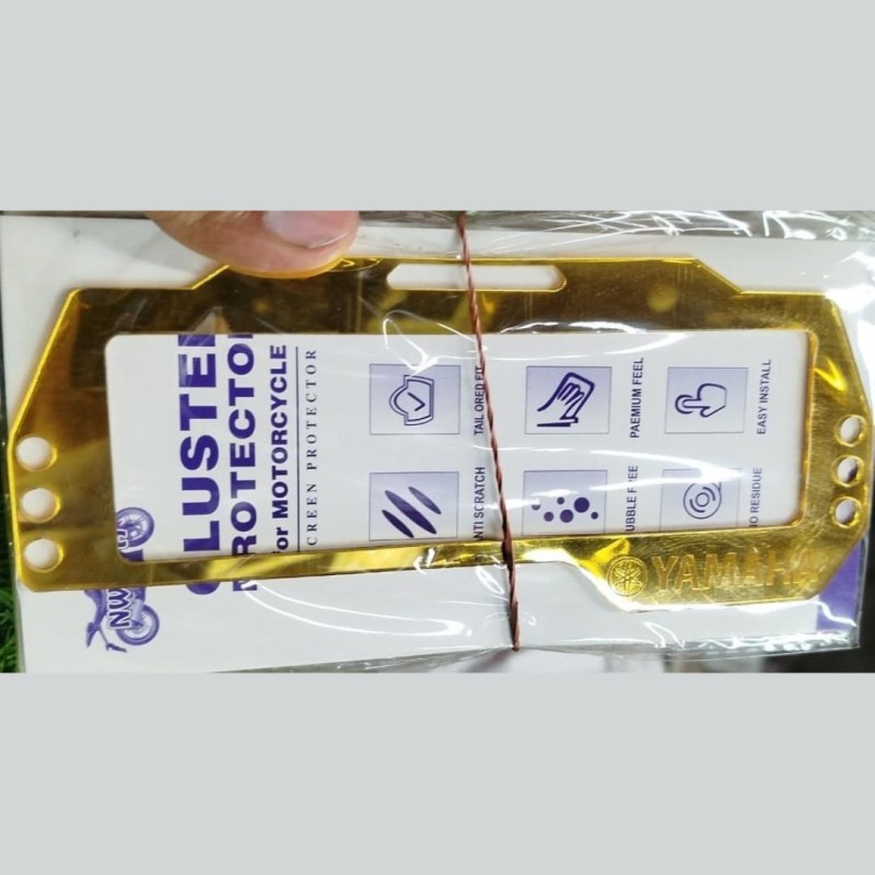 Premium Golden Meter Protector For Fzs V4 & R15 v3 & MT-15
