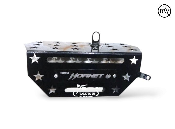 Premium Black Silencer Gourde For Honda Hornet