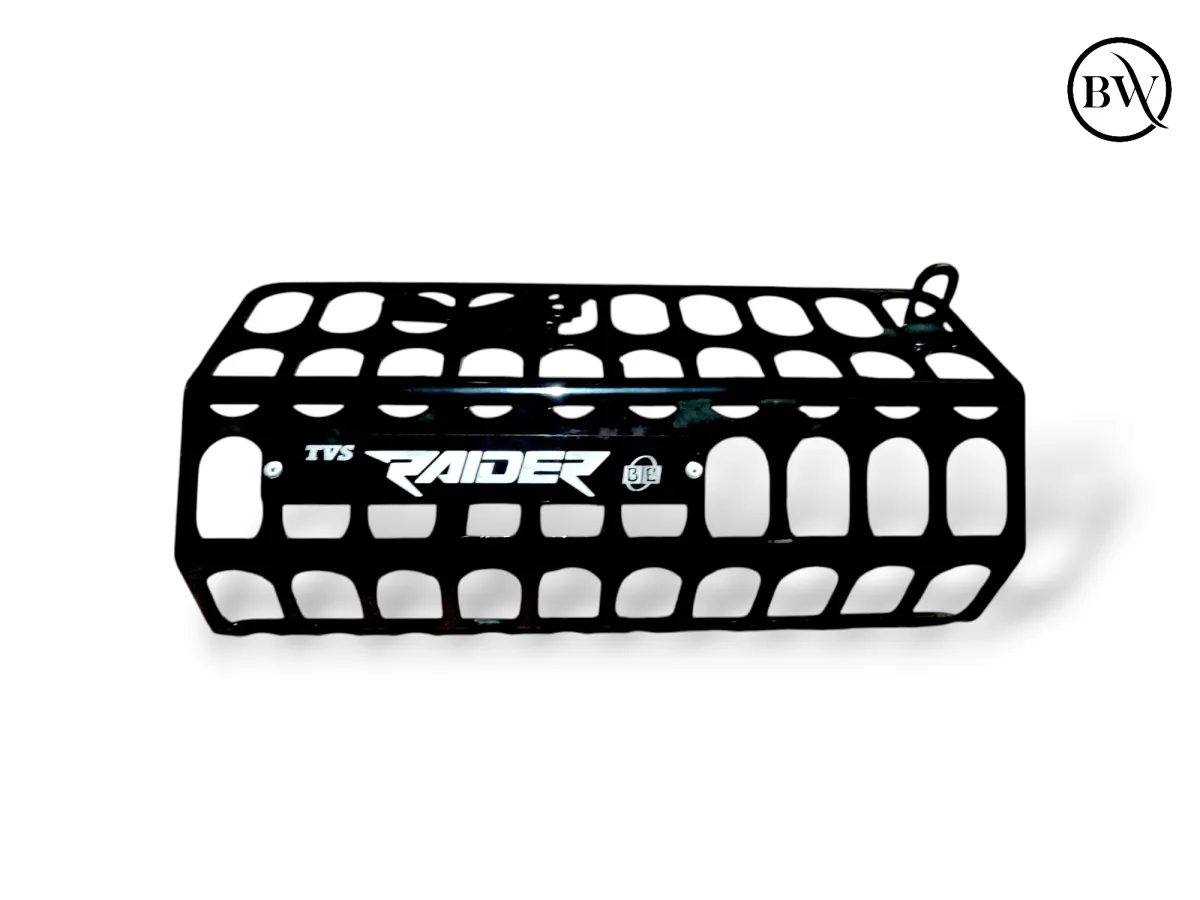 Premium Heavy Black Silencer Gourde For Tvs Raider 125